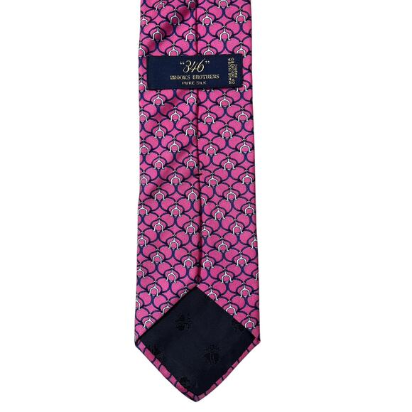 Brooks Brothers 346 Mens Silk Tie Equestrian Old Money Preppy Office Formal - Picture 3 of 5
